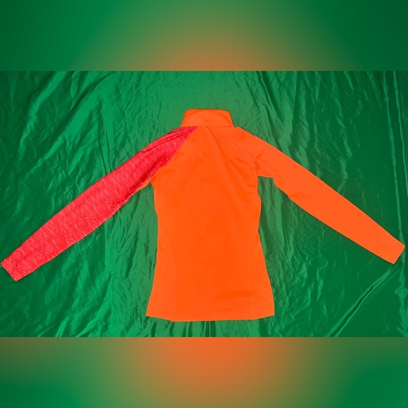 Nike Pro Combat Orange Women's High Neck Sweater size XS - Picture 3 of 9